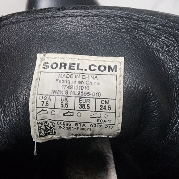 Sorrel Fiona Black Wedge boots - Picture 6 of 9